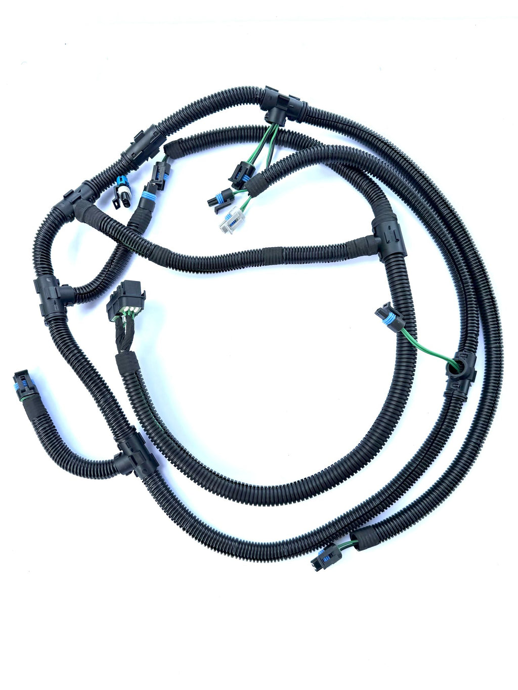 Arnés de motor Detroit 12.7L DDEC IV con conectores de sensores e inyectores sellados