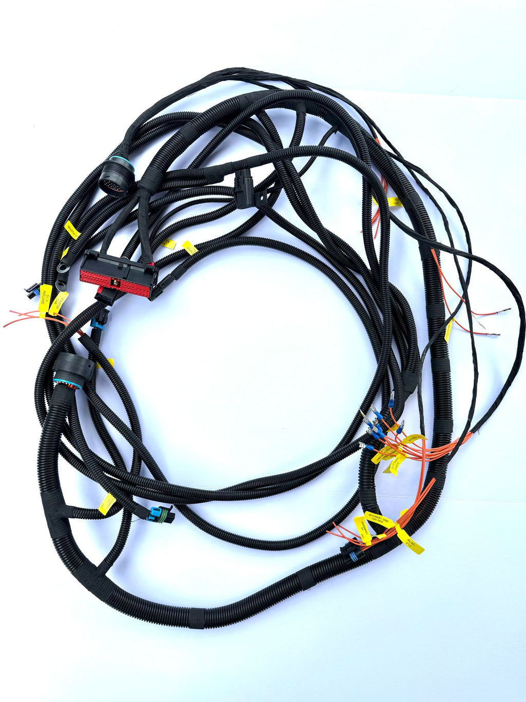 Sistema de dos arneses CTS para Detroit Series 60 14.0L DDEC V, en conducto corrugado y etiquetado circuito por circuito