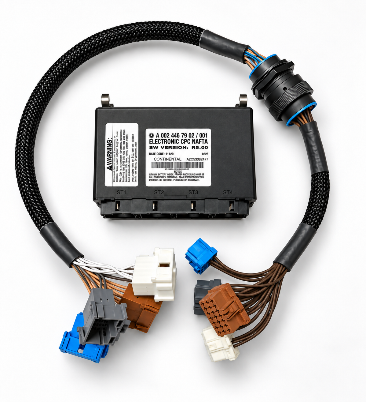 Arnés antirrobo CTS con el CPC de Freightliner Cascadia