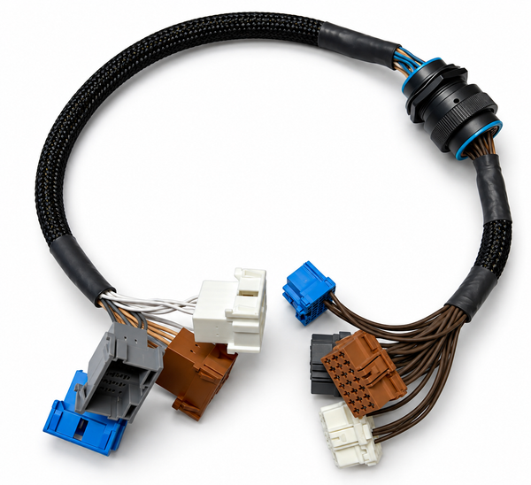 Arnés antirrobo CTS para CPC4 de Freightliner Cascadia con conector redondo de desconexión rápida y los conectores del CPC