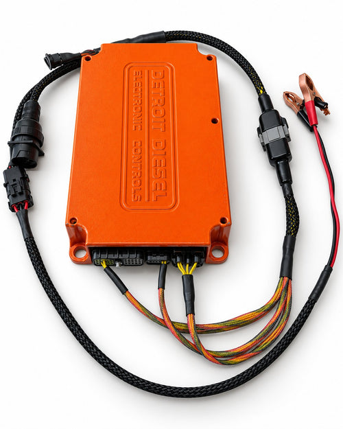 Adaptador de banco CTS conectado a un ECM DDEC en el banco